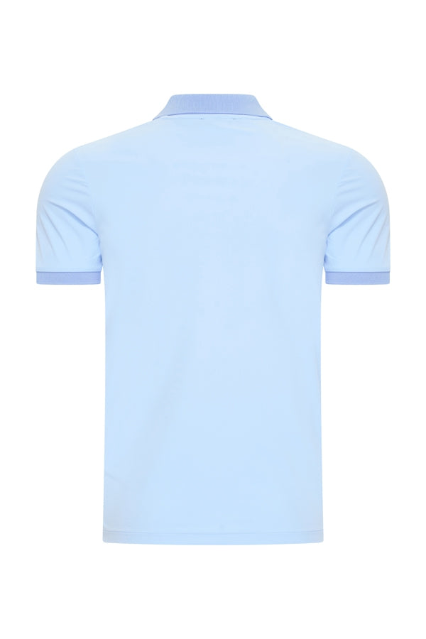 Mi Piace - Herren Poloshirt - Hellblau
