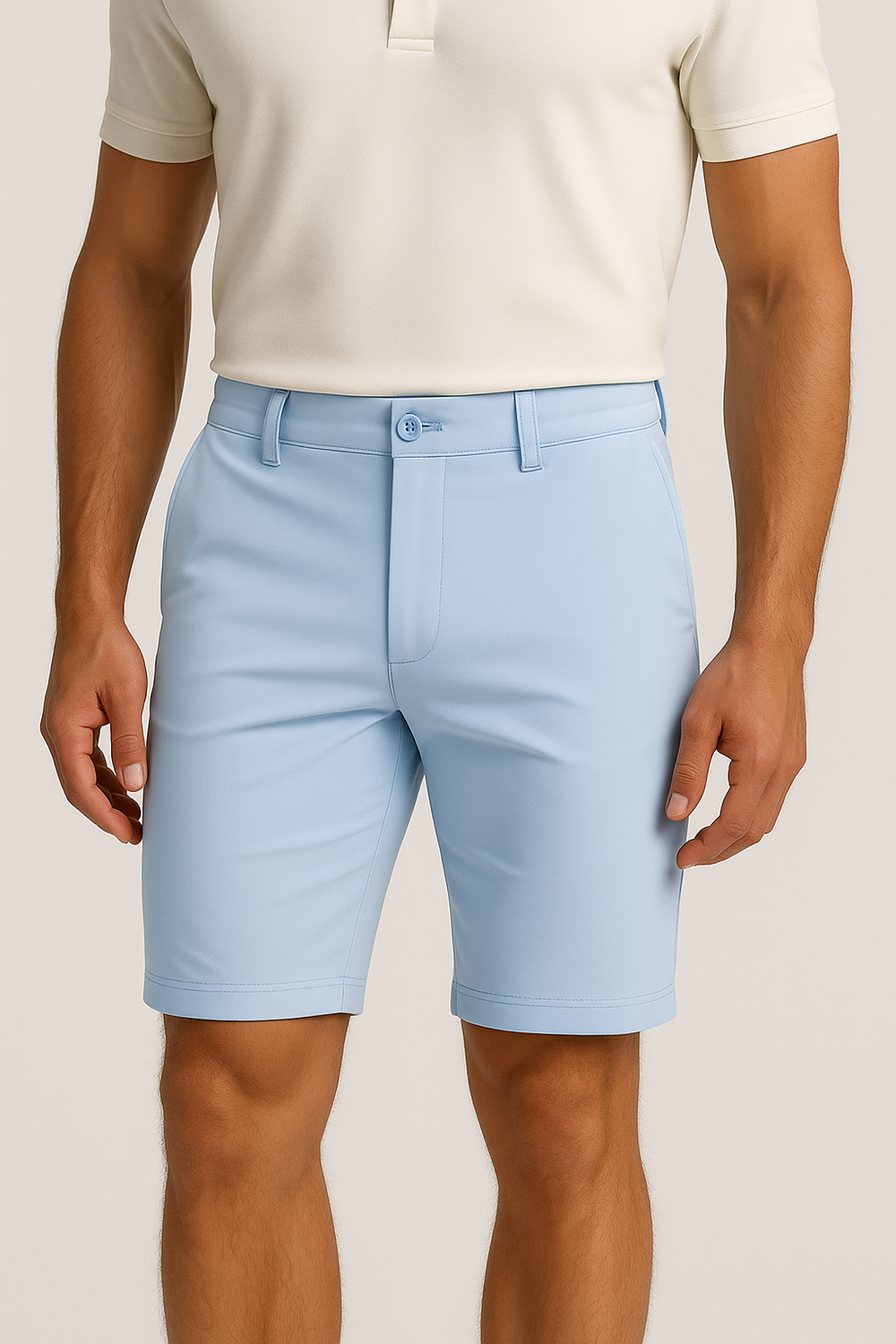 Mi Piace - Herren-Bermudashorts - Hellblau