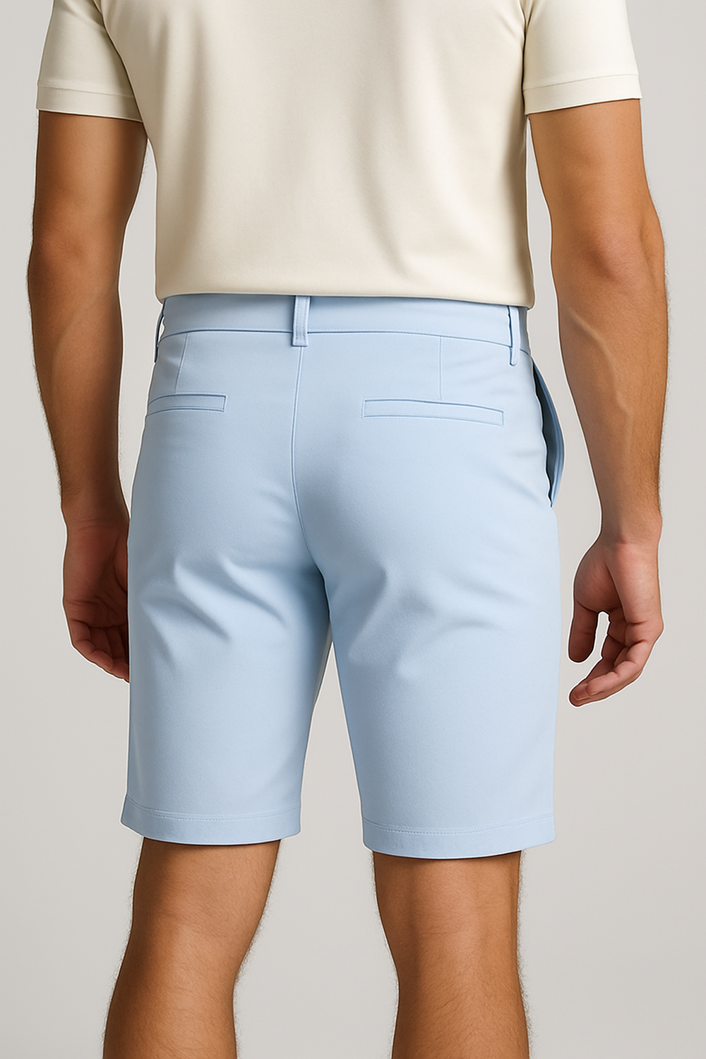 Mi Piace - Herren-Bermudashorts - Hellblau