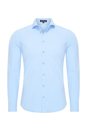 Mi Piace - Men Blouse - Light Blue