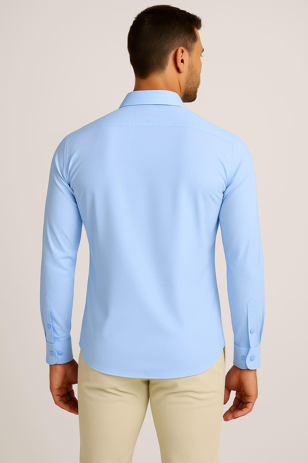 Mi Piace - Herrenbluse - Hellblau