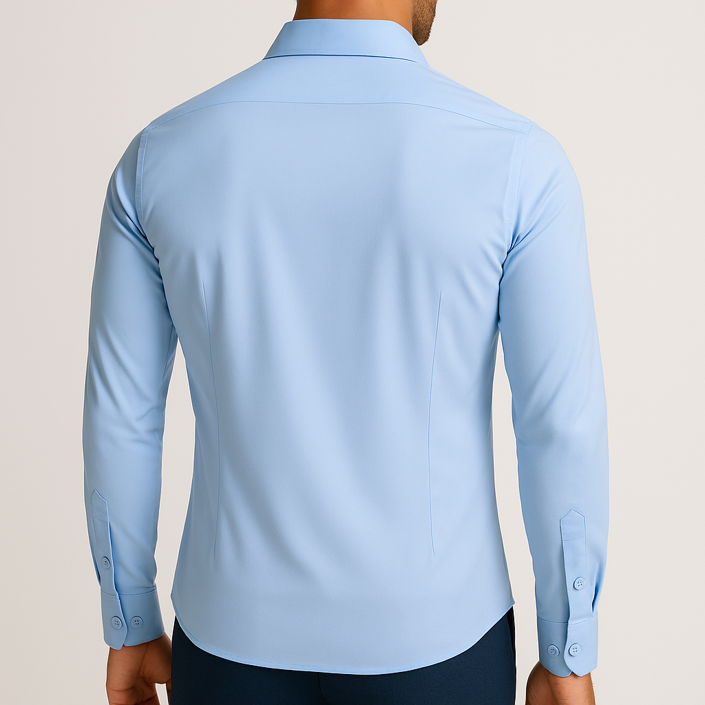 Mi Piace - Herrenbluse - Hellblau