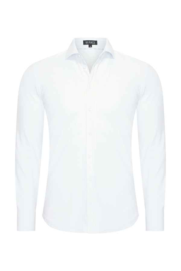 Mi Piace - Men Blouse - White