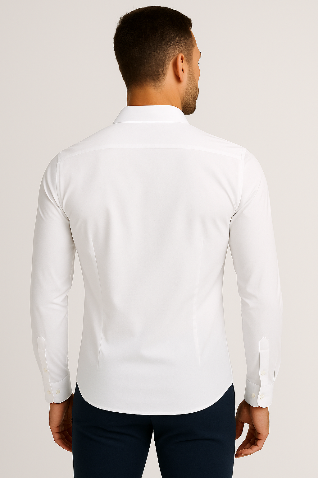 Mi Piace - Herren Bluse - Weiß