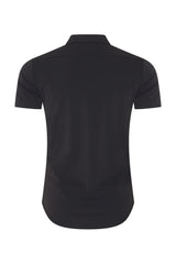 Mi Piace - Men Blouse Short Sleeve - Black1