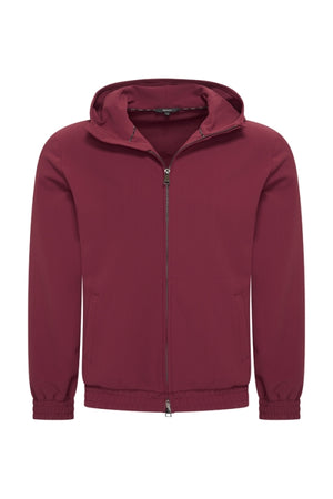 Mi Piace - Men Jack Hooded - Burgundy
