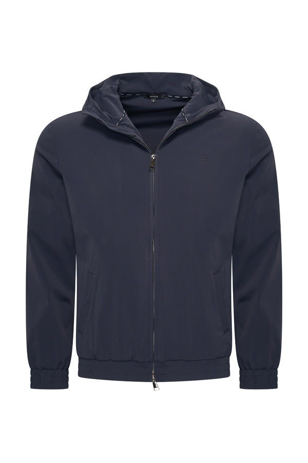 Mi Piace - Men Jack Hooded - Dark Blue