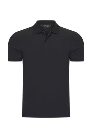 Mi Piace - Men Polo Shirt - Black