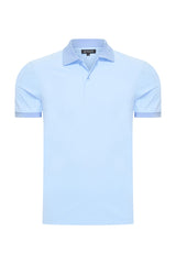 Mi Piace - Men Polo Shirt - Light Blue