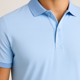 Mi Piace - Herren Poloshirt - Hellblau