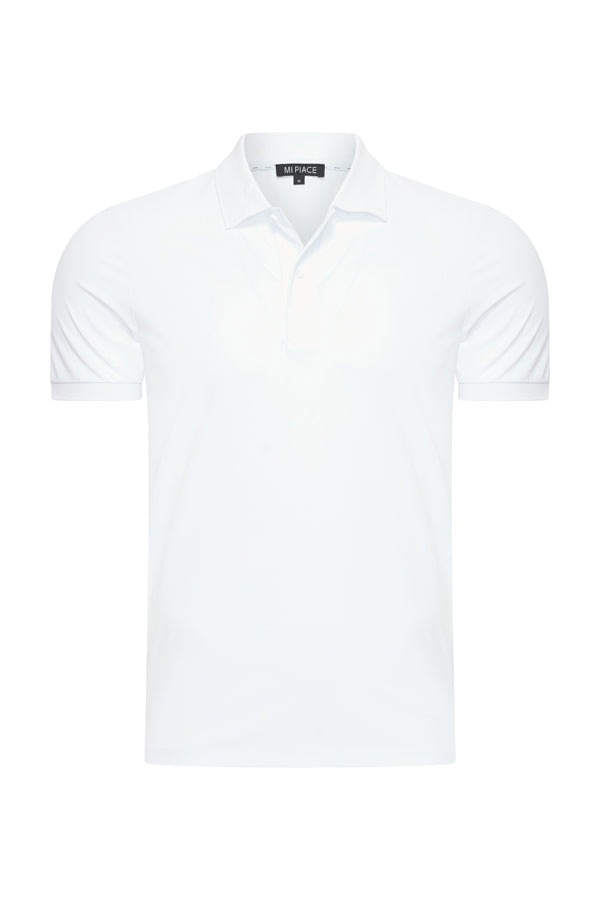 Mi Piace - Men Polo Shirt - White