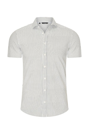 Mi Piace - Men Shirt Cable Print - Off White2