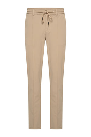 Mi Piace Heren - Men Trousers Pintuck Seam - Latte