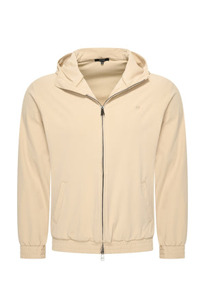 Mi Piace - Herrenjacke mit Kapuze - Sand