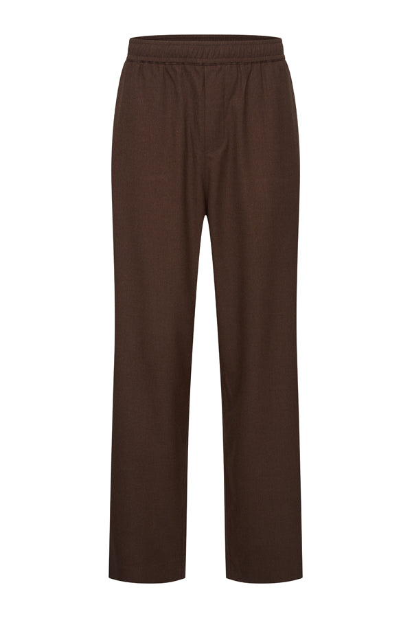Mi Piace Heren - Men Trousers Woven - Brown
