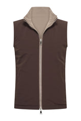 Mi Piace – Herren Gilet Tech Reversible – Taupe