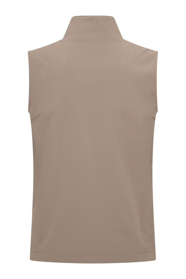 Mi Piace – Herren Gilet Tech Reversible – Taupe