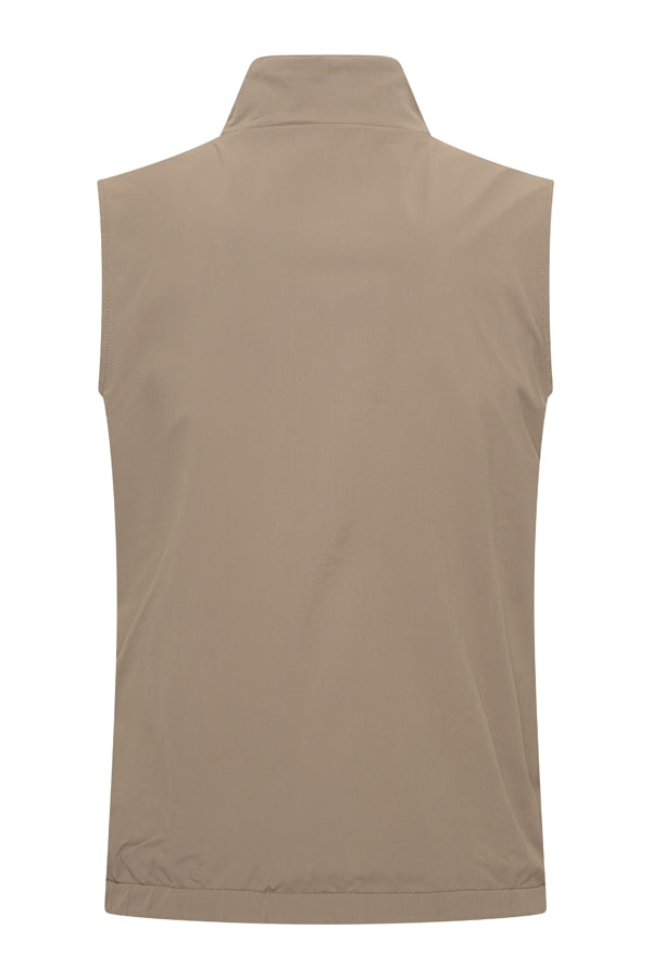 Mi Piace – Herren Gilet Tech Reversible – Taupe