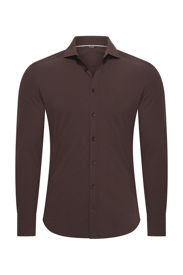 Mi Piace – Herrenbluse – Dunkelblau