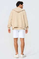 Mi Piace - Men Bermuda Shorts - White