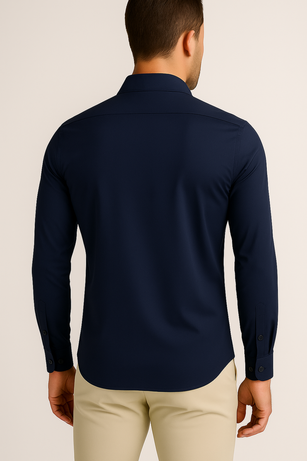 Mi Piace – Herrenbluse – Dunkelblau