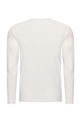Mi Piace - Men Cotton Shirt Long Sleeves - White