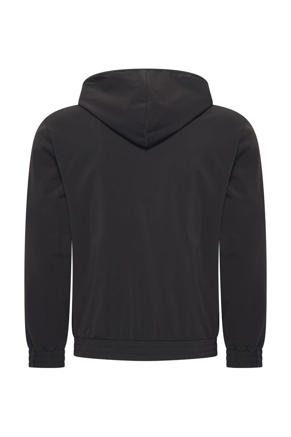 Mi Piace - Men Jack Hooded - Black1