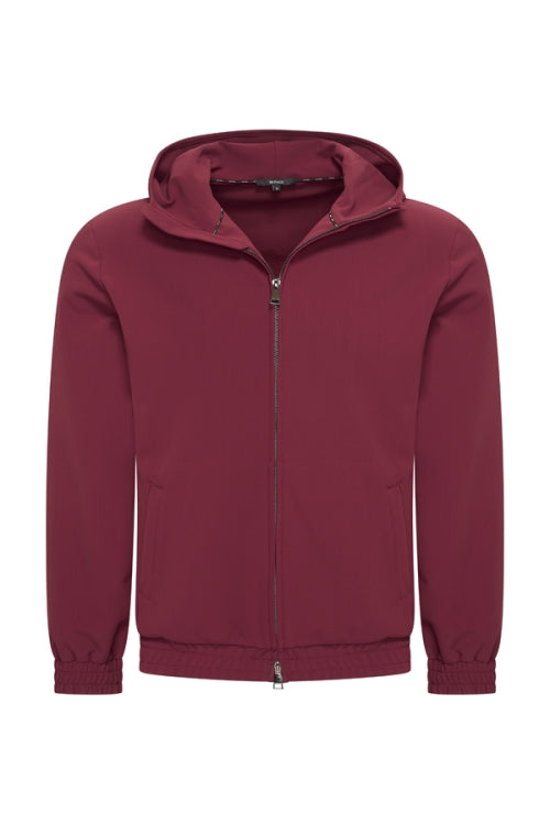 Mi Piace - Men Jack Hooded - Burgundy