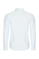 Mi Piace - Men Shirt Cable Print - Blue1