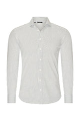 Mi Piace - Men Shirt Cable Print - Off White