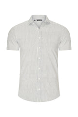 Mi Piace - Men Shirt Cable Print - Off White2