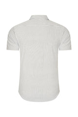 Mi Piace - Men Shirt Cable Print - Off White23