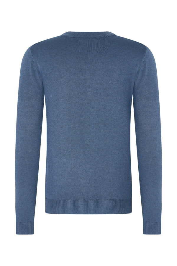 Mi Piace - Men Sweater - Blue1
