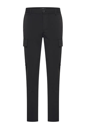 Mi Piace - Men Trousers Straight Cargo - Black