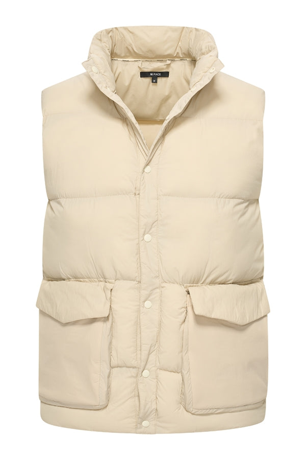 Mi Piace Heren - Men Bodywarmer - Sand