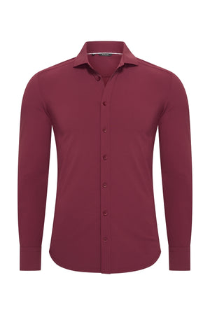 Mi Piace Heren - Men Blouse - Burgundy