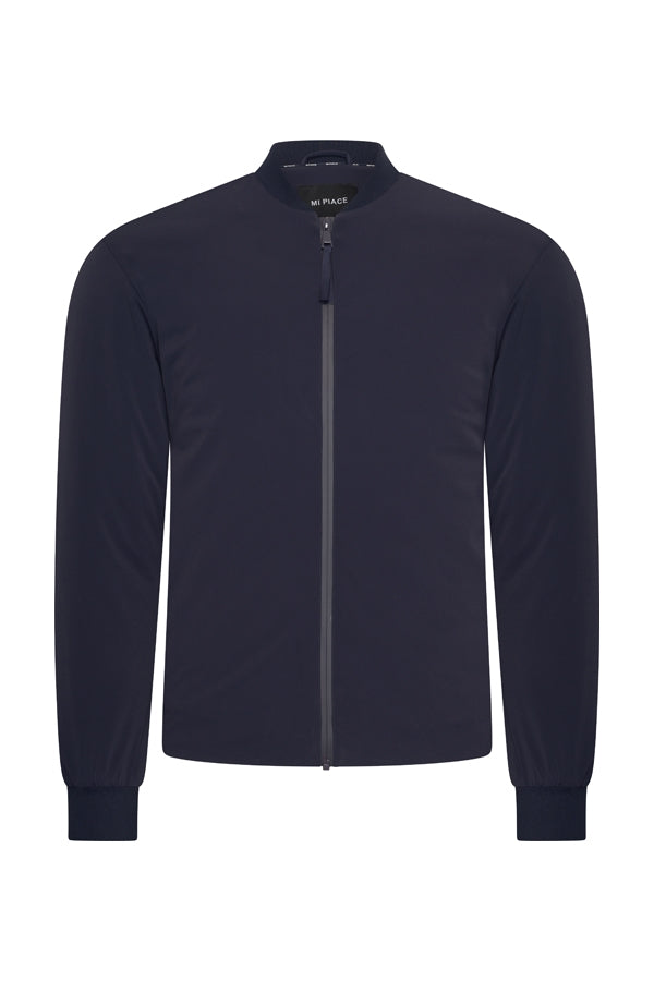 Mi Piace Heren - Men Bomber Jacket Padded - Dark Blue