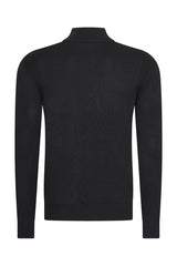 Mi Piace Heren - Men Cardigan Zip - Black