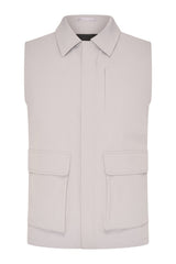 Mi Piace Heren - Men Gilet - Elephant grey 1