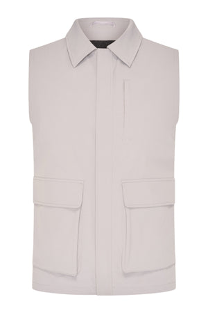 Mi Piace Heren - Men Gilet - Elephant grey 1