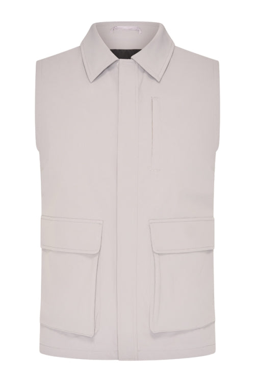 Mi Piace Heren - Men Gilet - Elephant grey 1