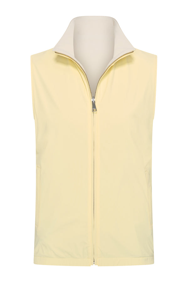 Mi Piace Heren - Men Gilet Tech Reversible - Pastel Yellow | Kit