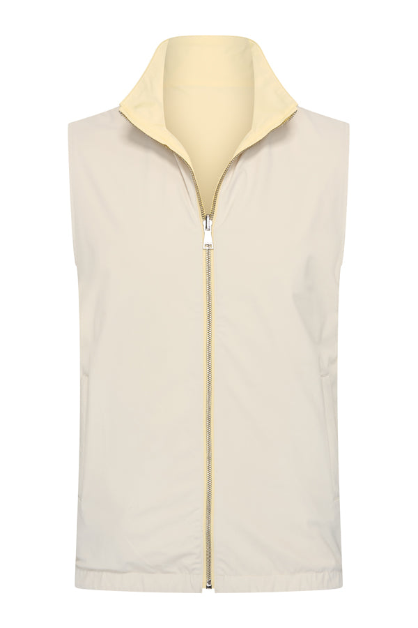 Mi Piace Heren - Men Gilet Tech Reversible - Pastel Yellow | Kit