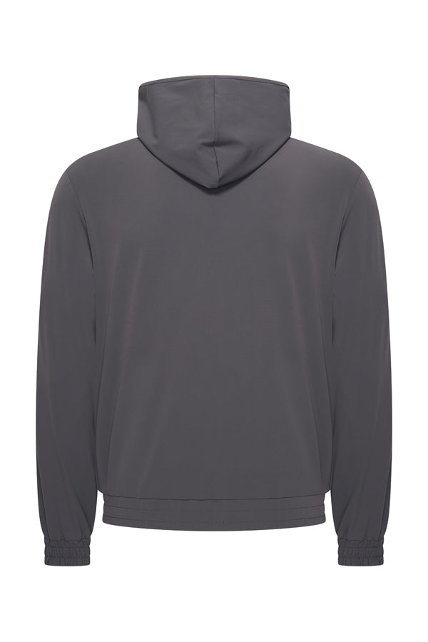 Mi Piace Heren - Men Jack Hooded - Dark Grey