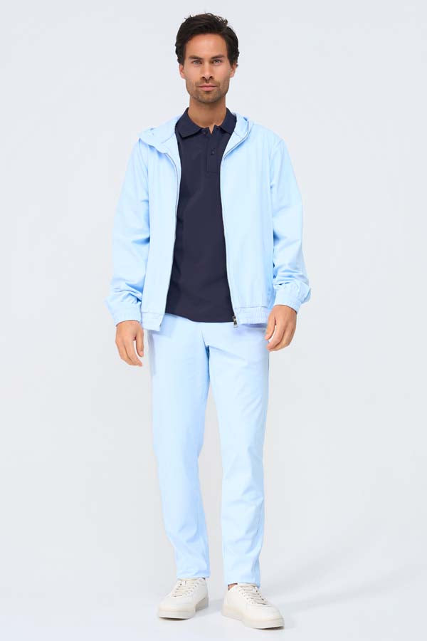 Mi Piace Heren - Men Jack Hooded - Light Blue