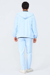 Mi Piace Heren - Men Jack Hooded - Light Blue