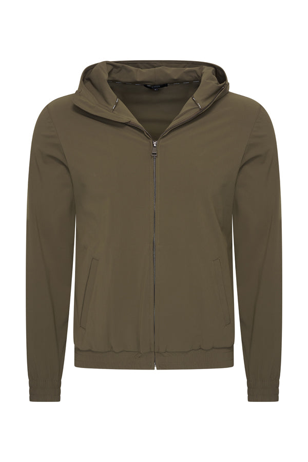 Mi Piace Heren - Men Jack Hooded - Olive