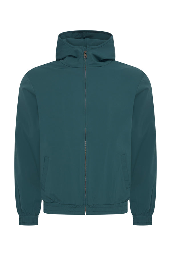 Mi Piace Heren - Men Jack Hooded - Teal Blue