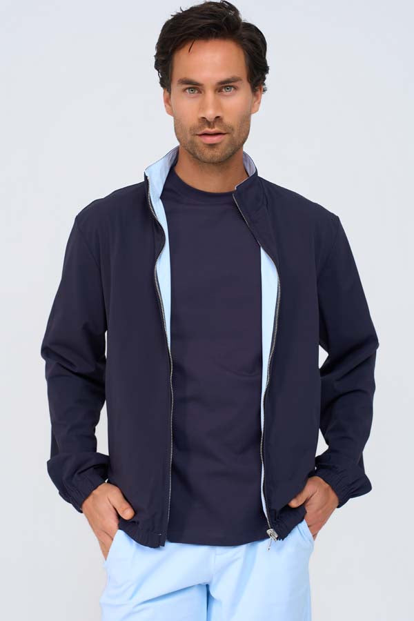 Mi Piace Heren - Men Jacket Reversible - D. Blue | L. Blue