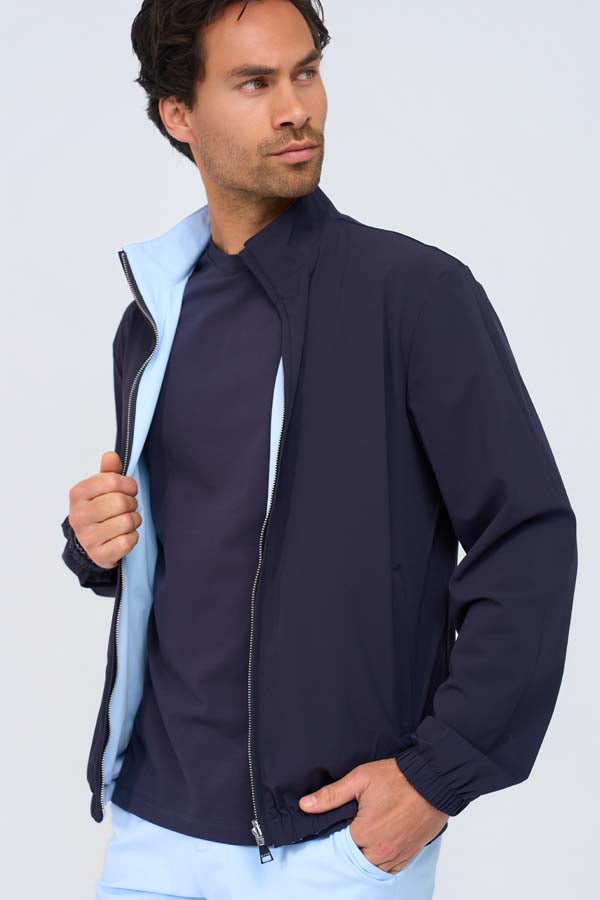 Mi Piace Heren - Men Jacket Reversible - D. Blue | L. Blue